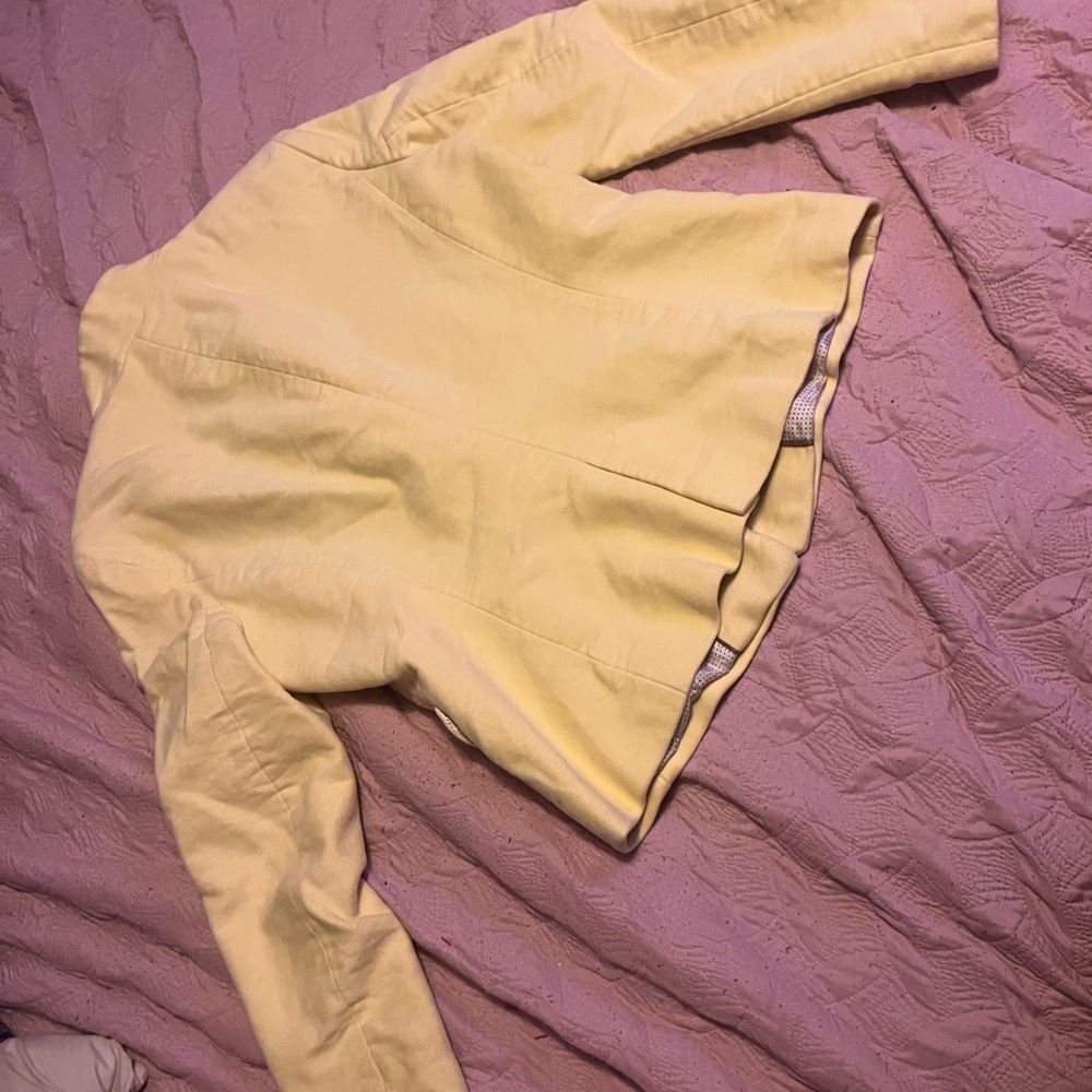 Zara Basic Light Yellow Blazer